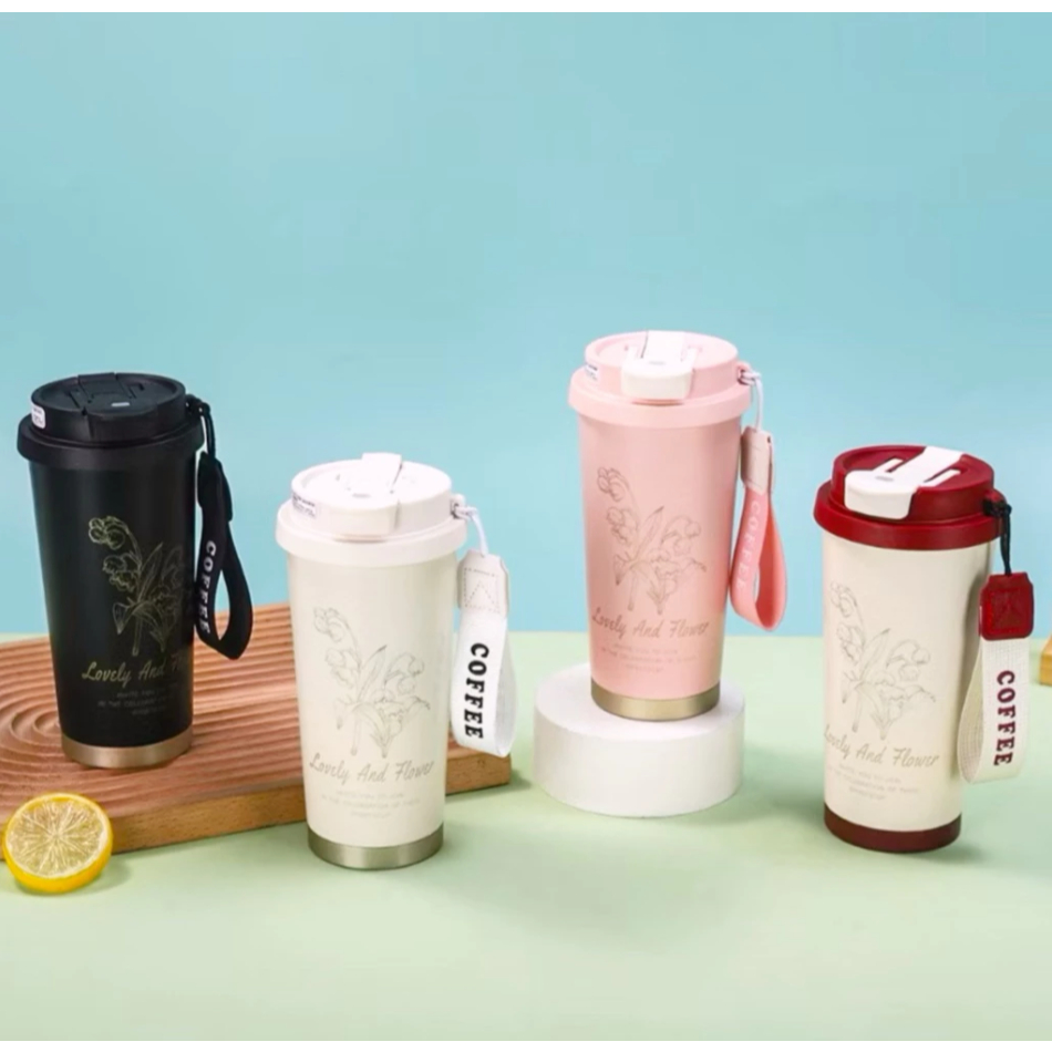Tumbler Stainless Steel SUS 316 / Termos Kopi 550 ML Gelas Vacuum