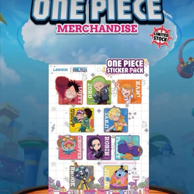 

One Piece Sticker Pack - Lawson
