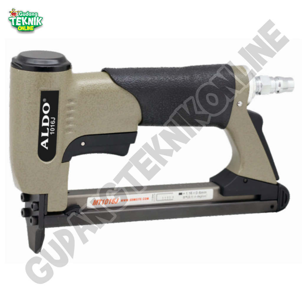 Mesin Paku Tembak Angin ALDO 1016J / Air Nailer Stapler Paku U 1016 J Alat Staples Stapler Paku Temb