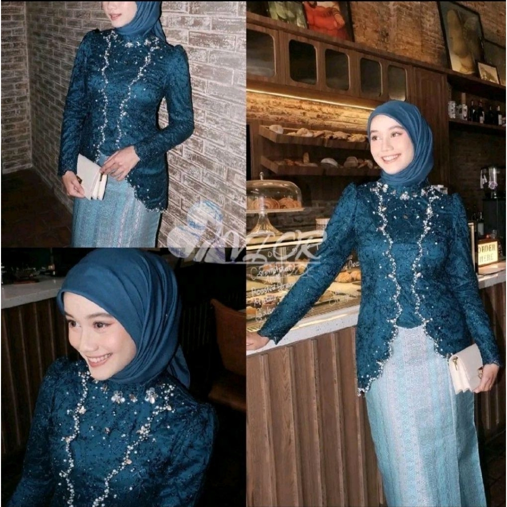 (akita.id)Setelan kebaya lamaran terbaru// kebaya wisuda elegan//atasan kebaya pesta elegan //setela