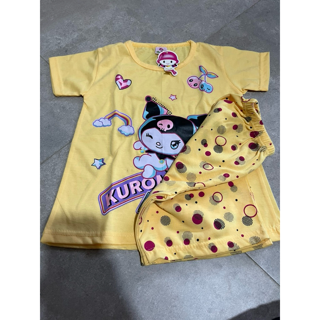 Baju Setelan Anak Kuromi