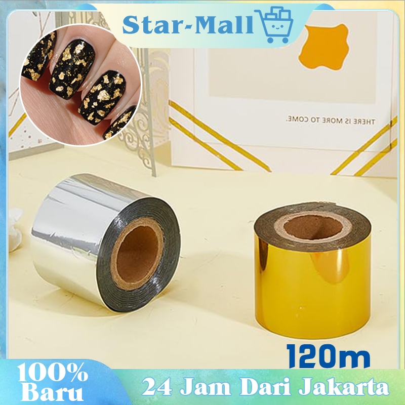 120m Foil Hotprint Panjang  Kertas Foil Untuk Hotprint Undangan Poly Embos