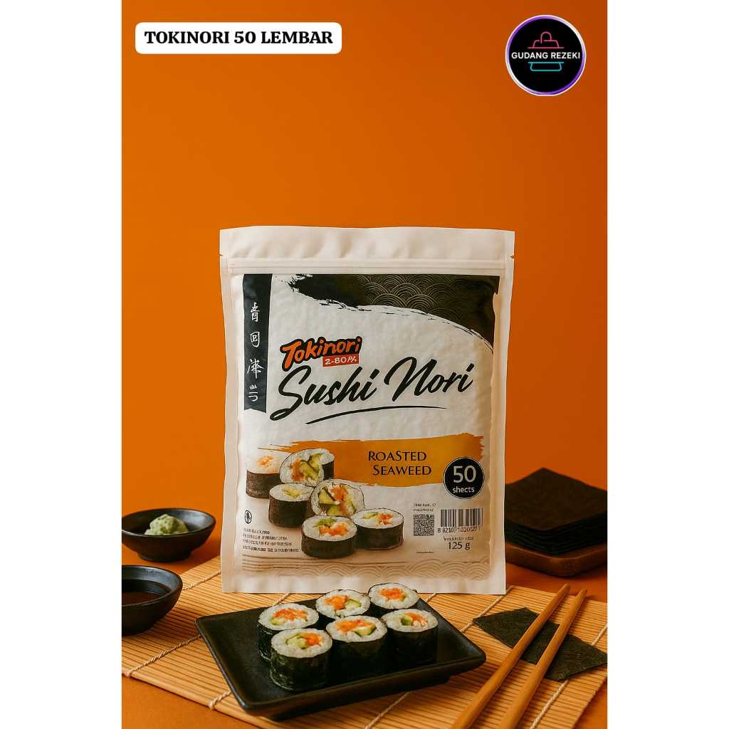 

SUSHI NORI 50 LEMBAR DRIED SEAWEED RUMPUT LAUT PANGGANG 21 X 19 SUSHI NORI PREMIUM MURAH