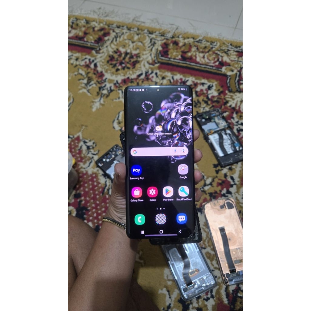 lcd samsung s20 plus original