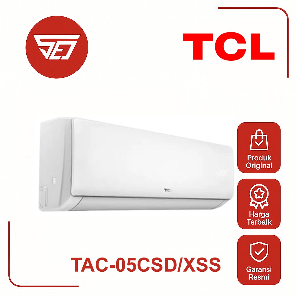 INSTANT TCL TAC-05CSD/XSS AC 1/2 PK 0.5 PK Low Watt 330 Watt .Baru & Bergaransi