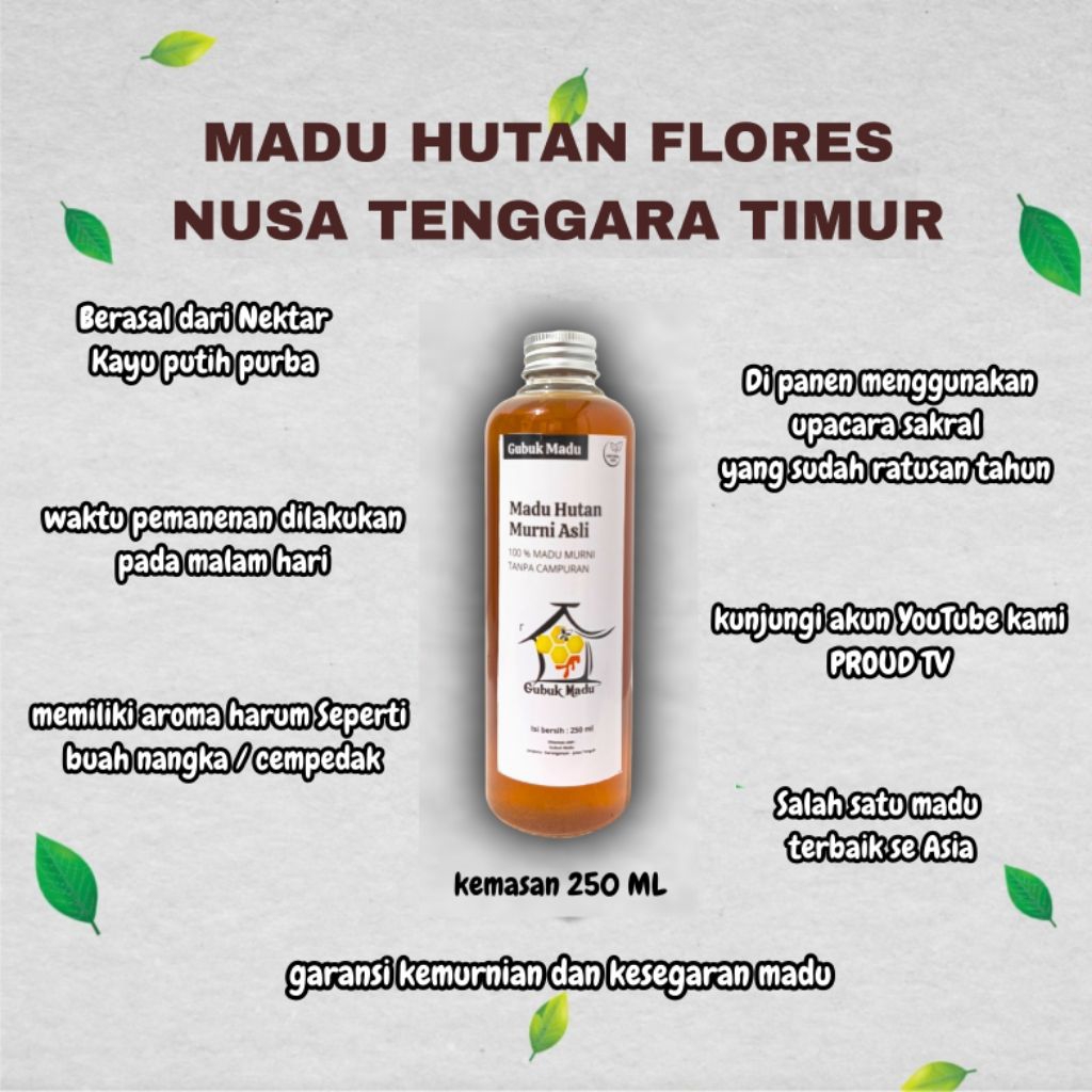 Madu Hutan Terbaik Ke Tiga Di Dunia ,  Madu Hutan Liar  Pedalaman NTT