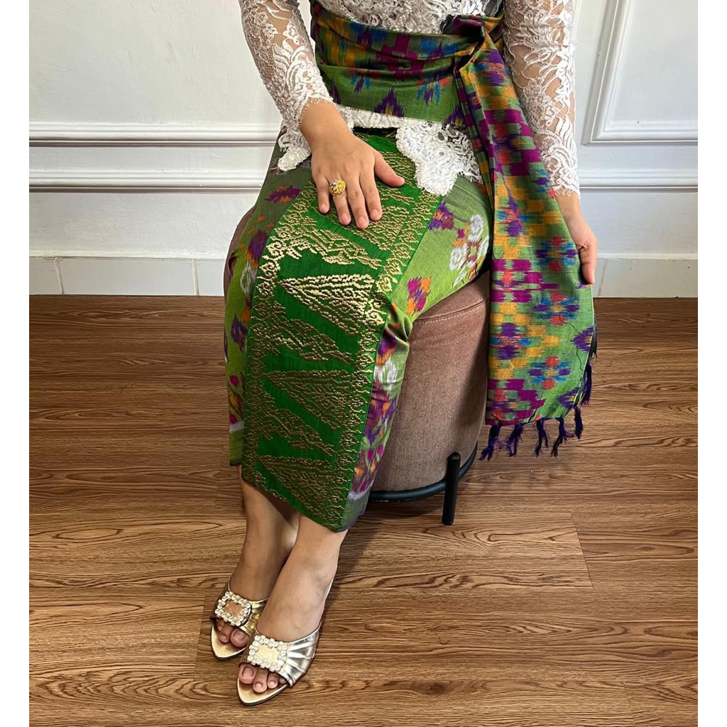 kamen endek lasem tumpal