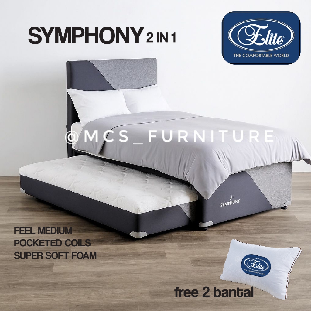 Springbed 2in1 Sorong Twin ELITE SYMPHONY Mebel Furniture Semarang