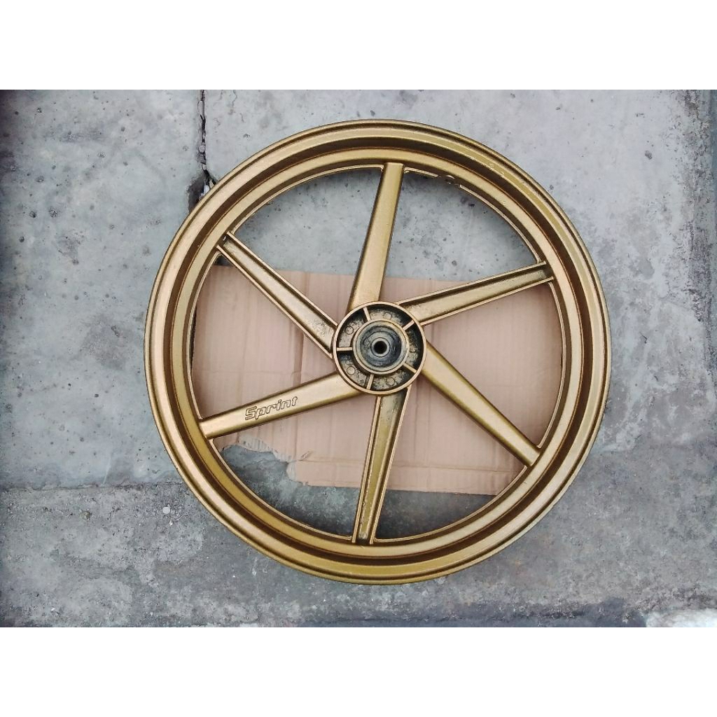 Velg Depan Balok Palang 6 Tapak Lebar 250 X 17 PNP GL Megapro Tiger Supra Merk SPRINT