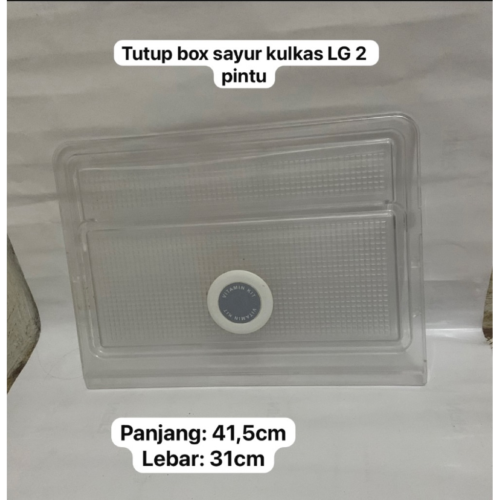 TERMURAH | TUTUP RAK SAYUR KULKAS LG 2 PINTU ORIGINAL