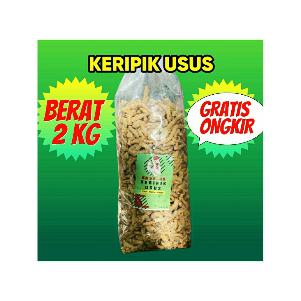 

KERIPIK USUS KEMASAN BALL 2 , KG