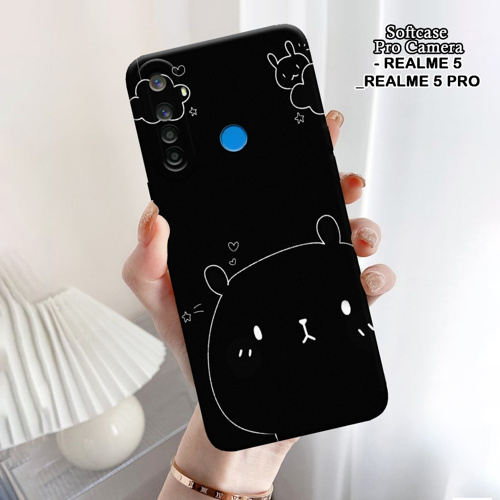 Softcase Realme 5 / 5 Pro - ORORA - Casing Realme 5 - Motif case Kartun - Realme - Softcase Realme 5