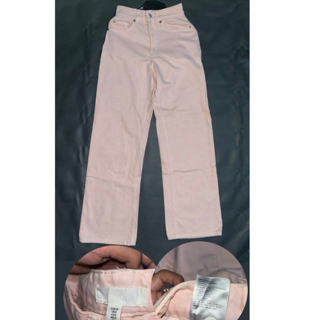 celana kulot highwaist HnM preloved celana kulot jeans wanita