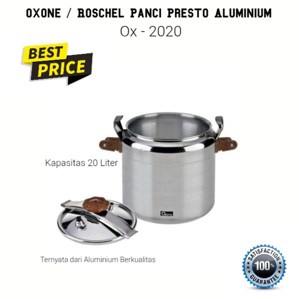 Oxone Panci Presto Aluminium 20 Liter. Ox - 2020