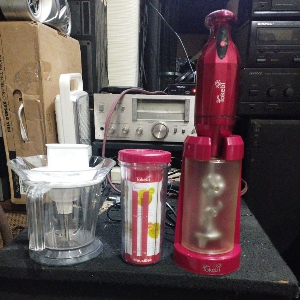 blender tangan hand blender plus+ tokebi plus v8000 barang baru stock lama nos new old stock