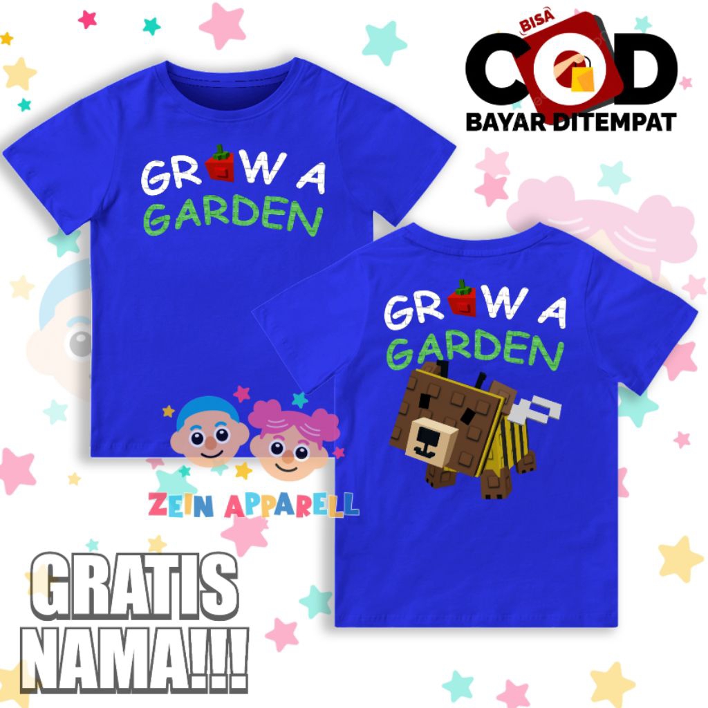 Kaos Anak Grow A Garden GAG Bear Bee - Baju Anak Grow A Garden GAG Bear Bee
