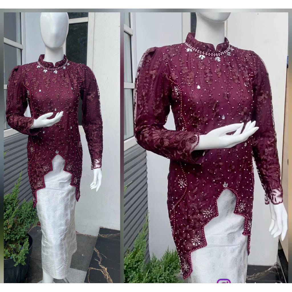 kebaya silvia /kebaya wisuda/kebaya lamaran/kebaya pesta