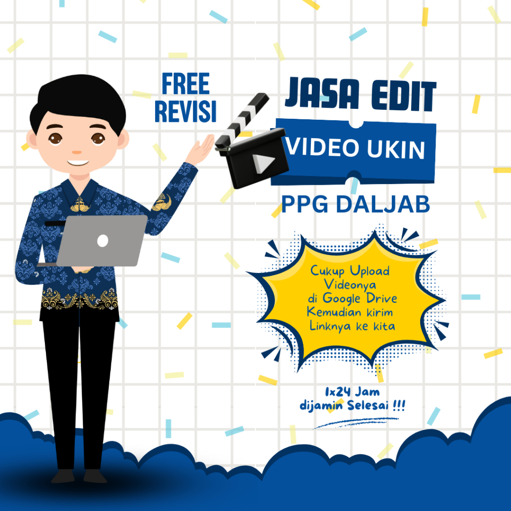 Jasa EDIT Video UKIN PPG | Dijamin Cepet