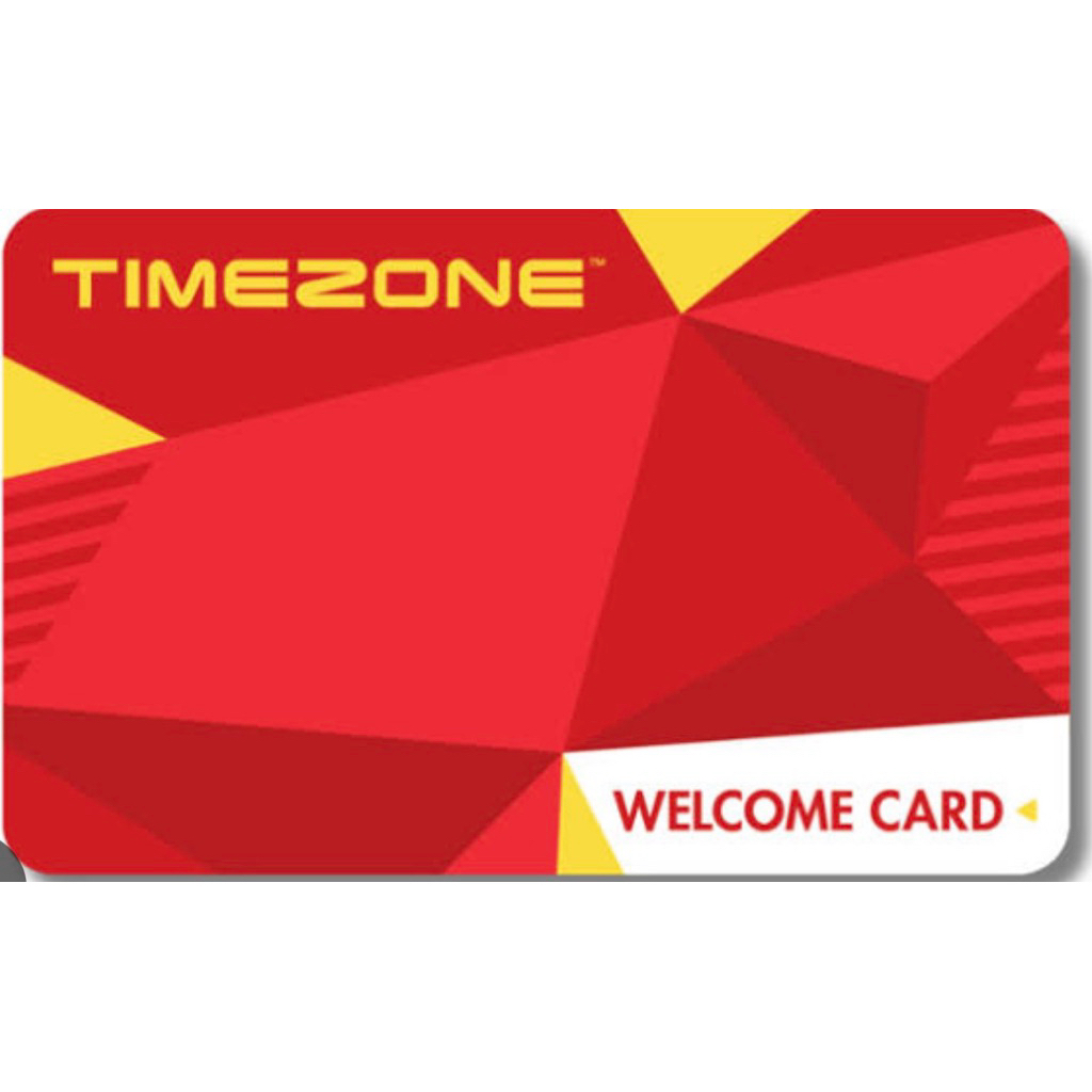 Kartu timezone RED $ BLUE- Berisi e-ticket sesuai kebutuhan (Bisa scan masuk Fun Apps)