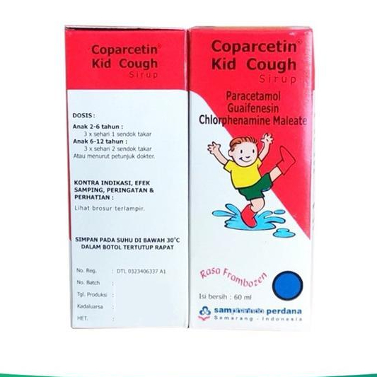 Coparcetin Kid Cough Syrup 60ml / Coparcetin Syrup