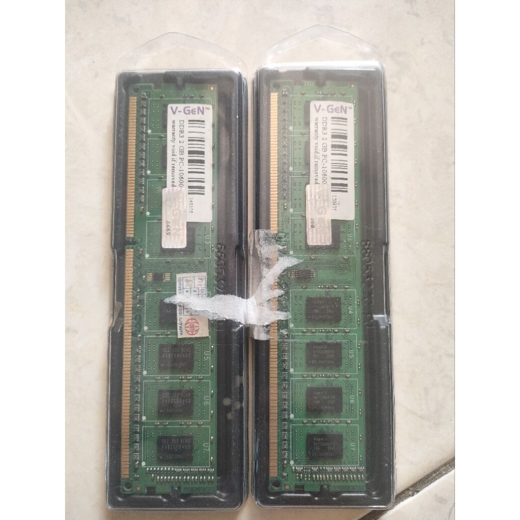RAM PC V-Gen 2gb 2xDDR3