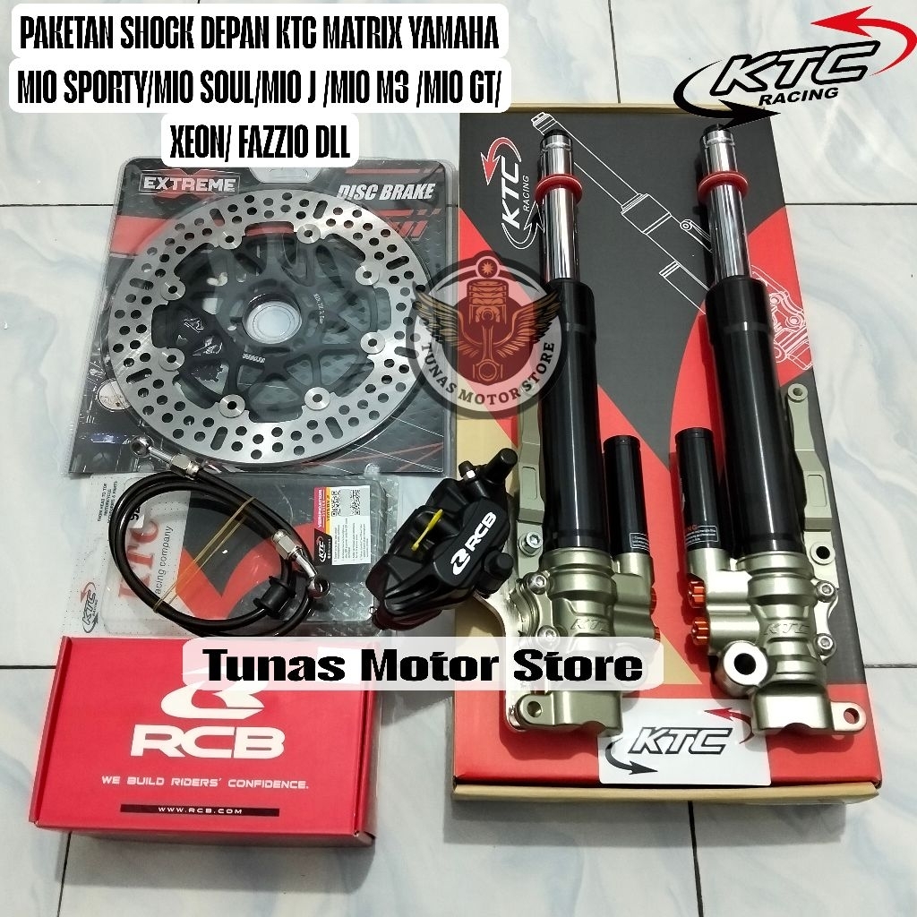 Paketan Shock Depan KTC Matrix Mio Fazzio Mio Soul Soul Gt Vario 125 150 Beat Scoopy Shock depan KTC