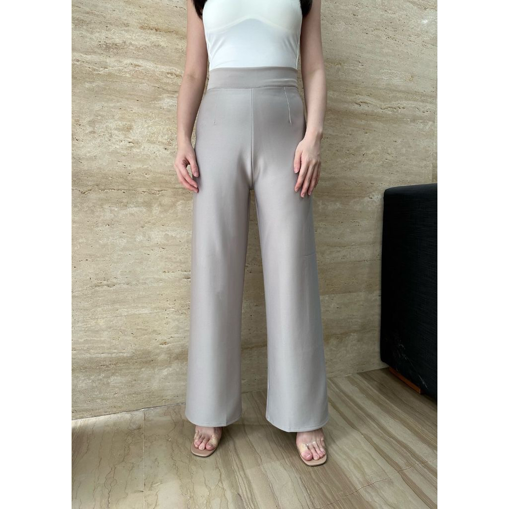 BARU MERK VELOVE - Celana High Waist Kulot Pants / Celana Kulot Wanita