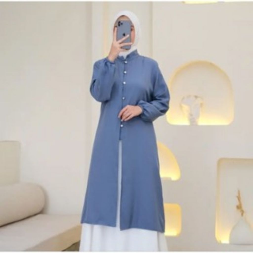 Malaya long tunik baju atasan kekinian