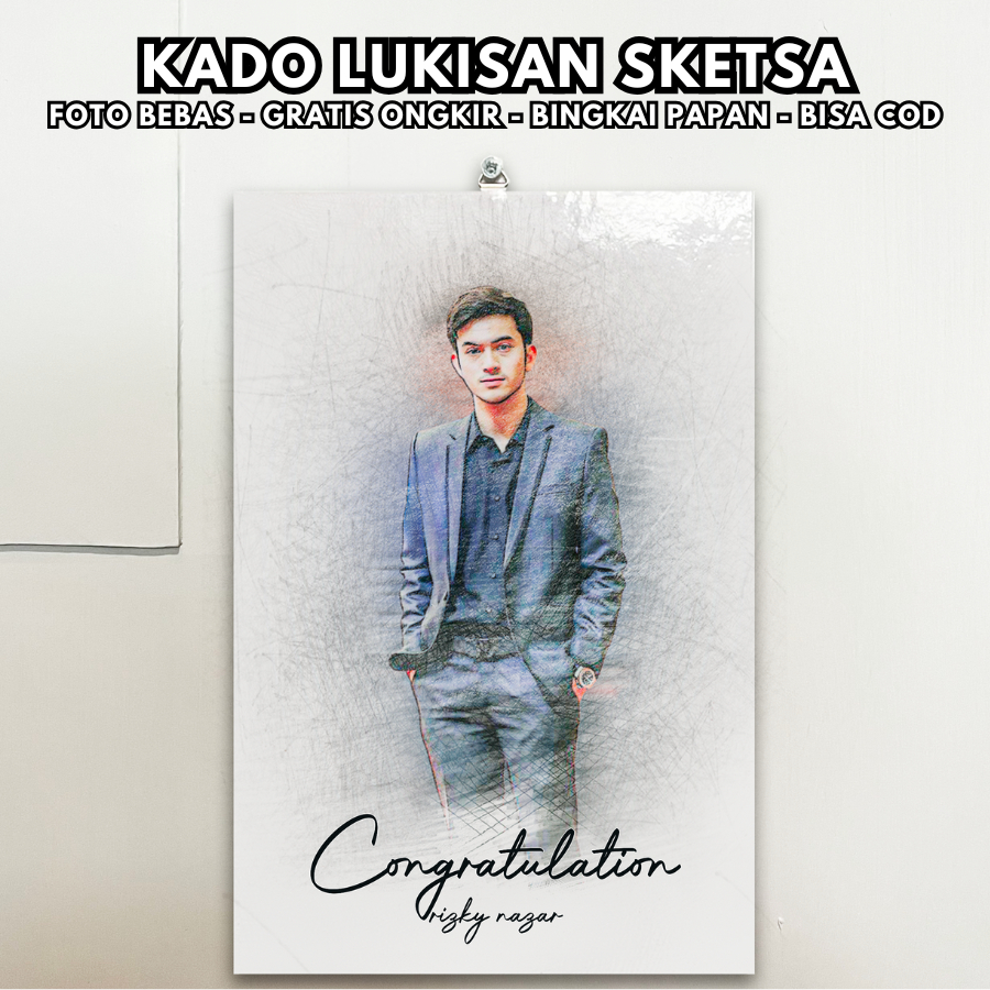 Lukisan Keren|Lukisan Murah|Lukisan Wajah|Kado Lukisan|Sketsa Wajah|Bisa COD