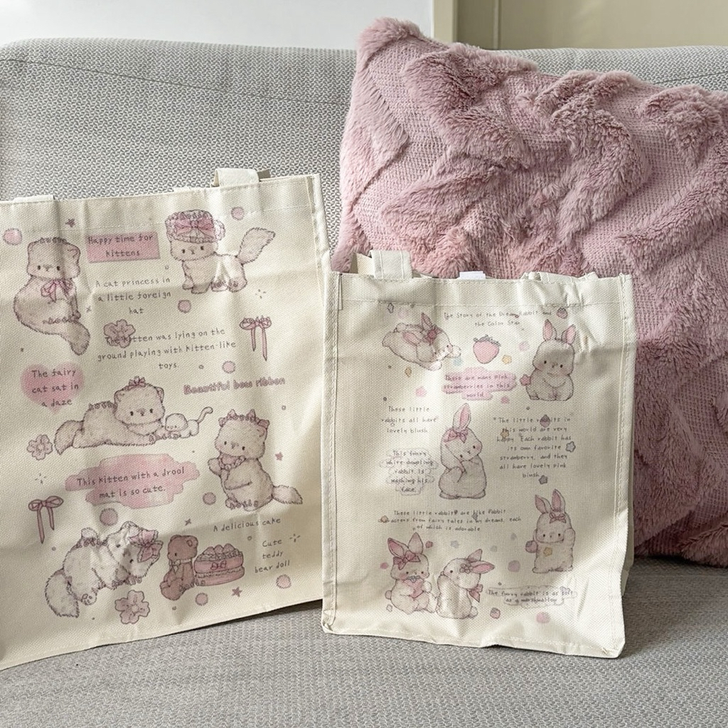 Mocorie - Liovyn Coquette Totebag / Coquette Lunch Bag / Tas Bekal Coquette / Tas Makan Coquette / R