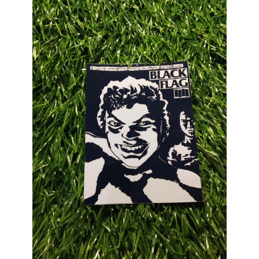 

stiker vinyl black flag