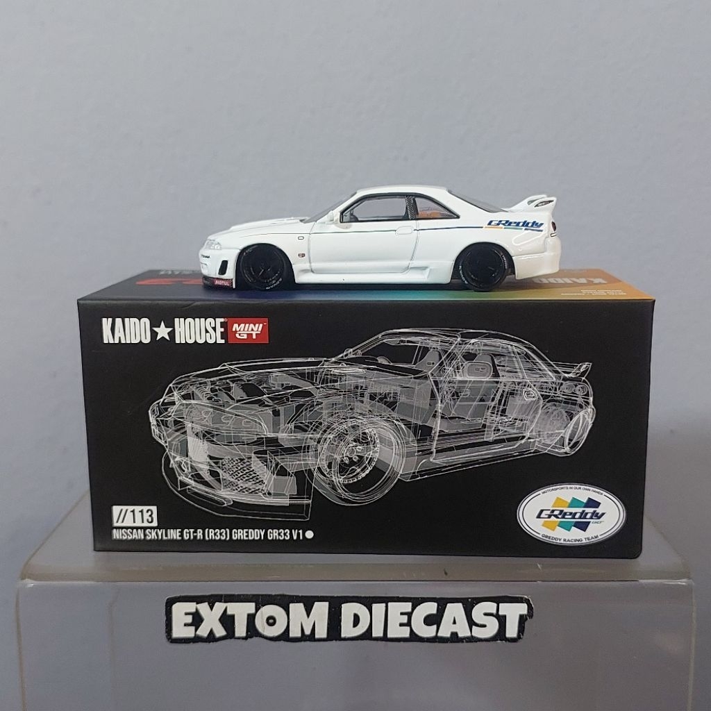 Kaido House Nissan Skyline R33 Greddy White