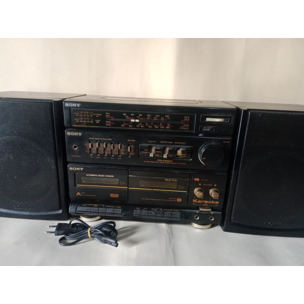 Tape compo SONY CFS- K W 200S second