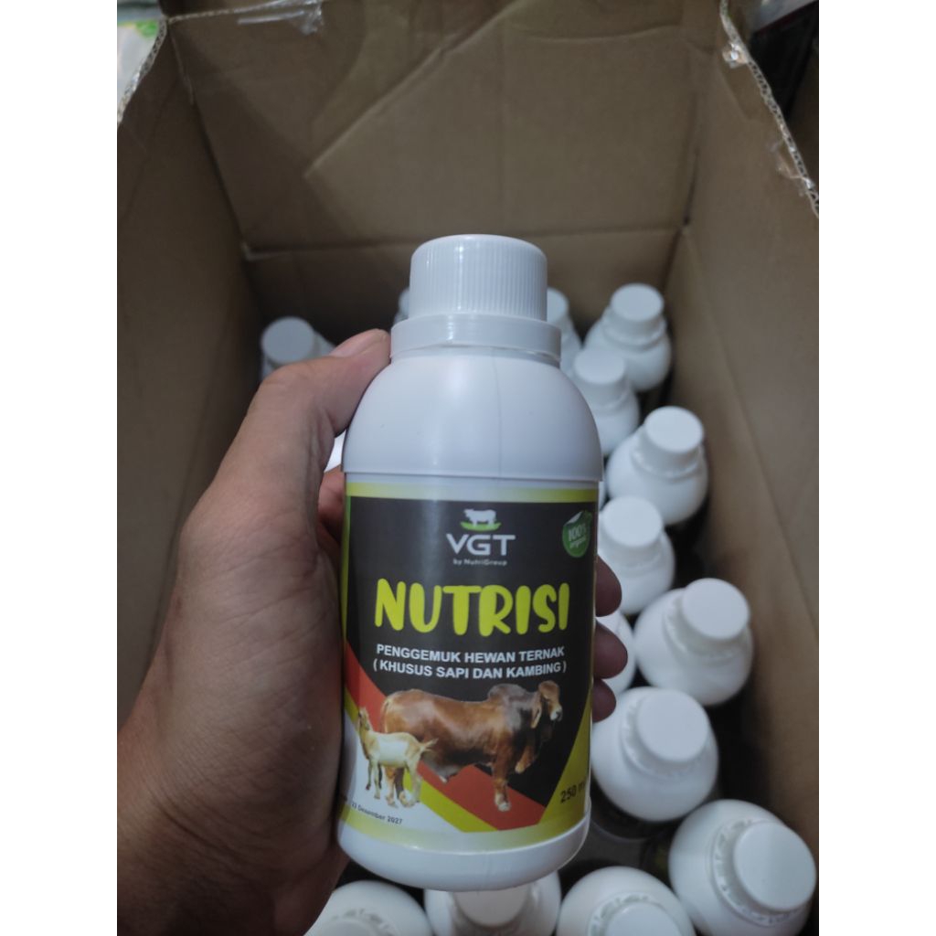 VGT NUTRISI TERNAK SAPI DAN KAMBING UNTUK PENGEMUK - 250ml