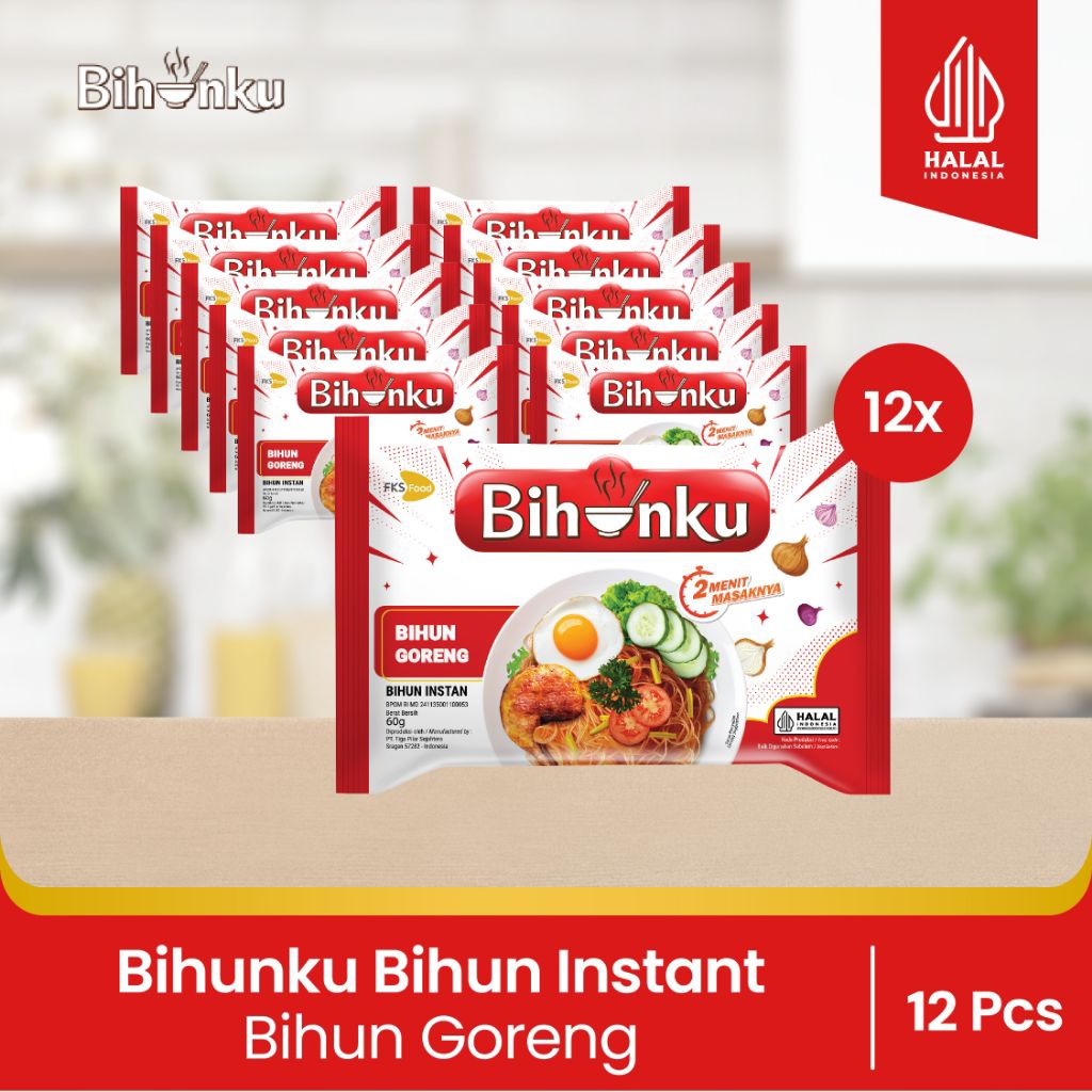 

Paket Bundling - Bihunku Instant - Goreng - 60gr - 12pcs