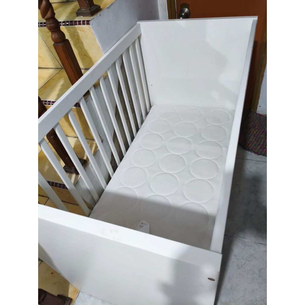 BABY CRIB  PRELOVED IKEA LENGKAP RANJANG BAYI TEMPAT TIDUR BAYI BABY BOX All SET banyak free nya