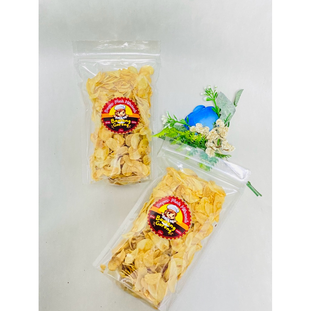 

BAWANG PUTIH GORENG CRISPY MAK HIKMAH [100 Gram]