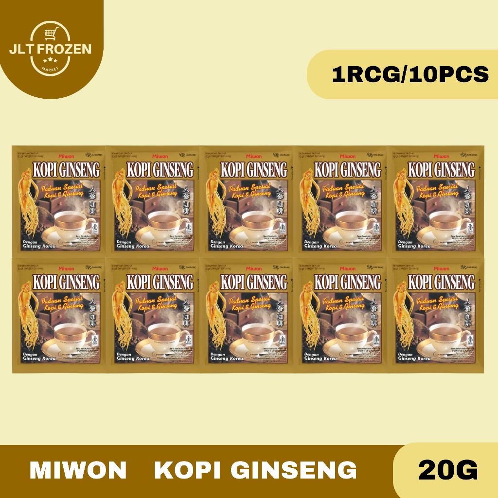 Miwon Kopi Ginseng 20g - 1RCG/10PCS  / Miwon Kopi Korea Ginseng / Mamasuka