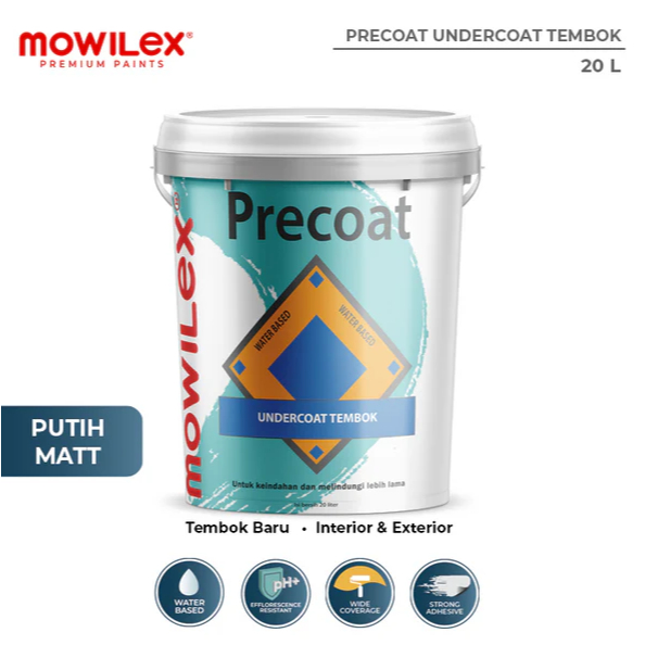 Mowilex Precoat Undercoat UCT Cat Dasar Tembok - 20 Ltr