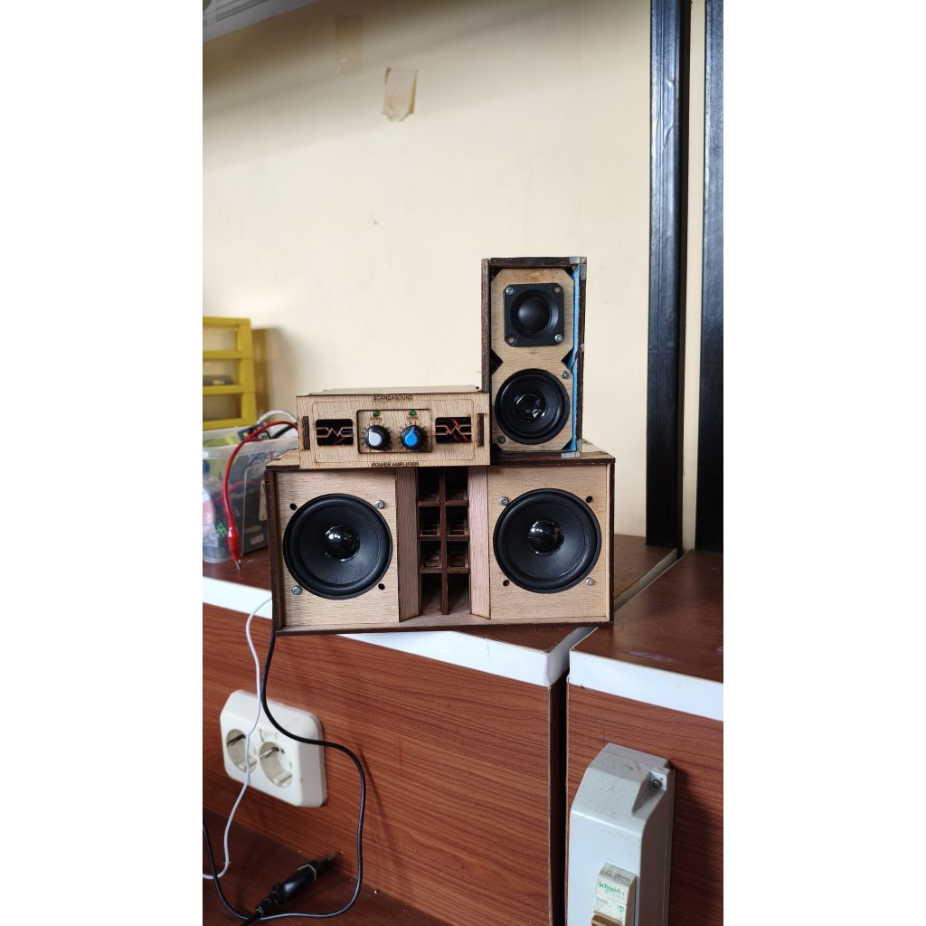 Paket Miniatur sound sistem set siap bunyi