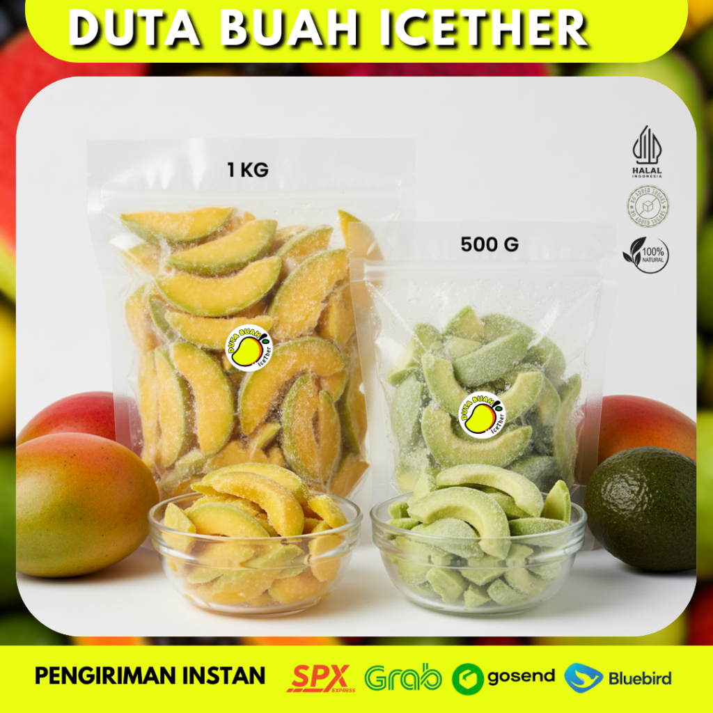 

Paket Duo Creamy & Manis | Mangga 1kg + Alpukat Aligator 500g | Fresh Combo | dutabuahicether | Bandung