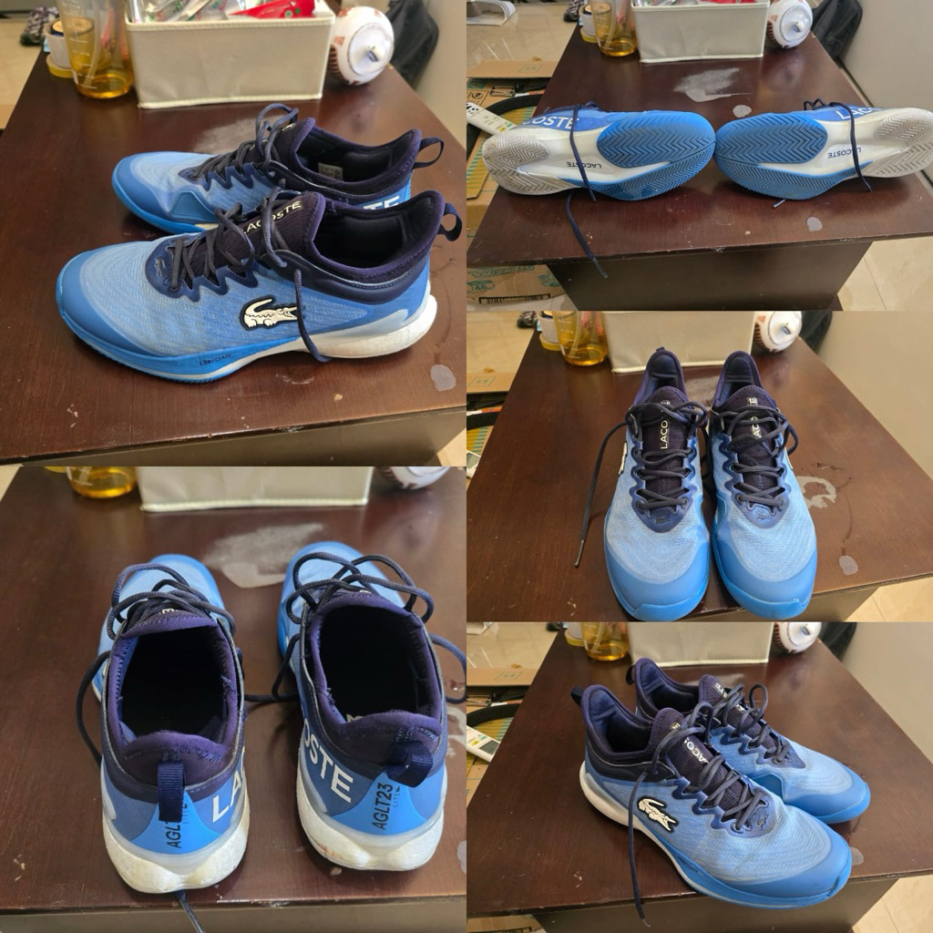 SEPATU TENNIS LACOSTE SIZE 43 PRELOVED