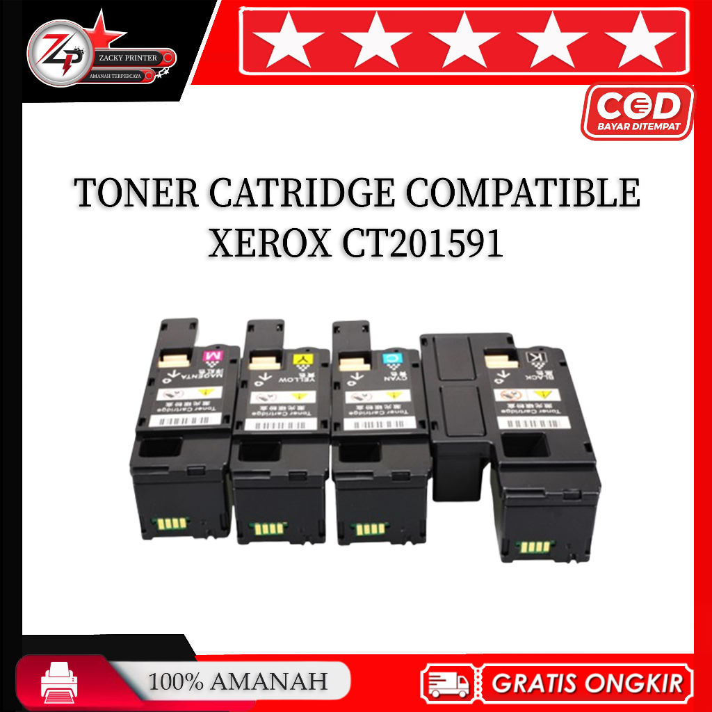 Toner Cartridge CT201591 untuk Printer Xerox CP205 CP215 CM205 CM215 K