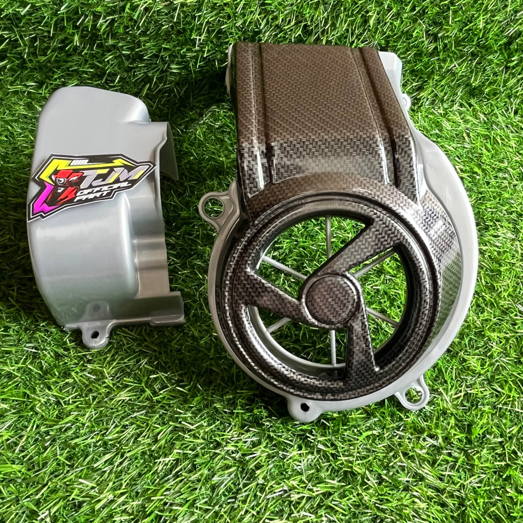 COVER SAJA COVER MESIN KARBON FIZR tutup block kiri fizr KARBON KEFLAR
