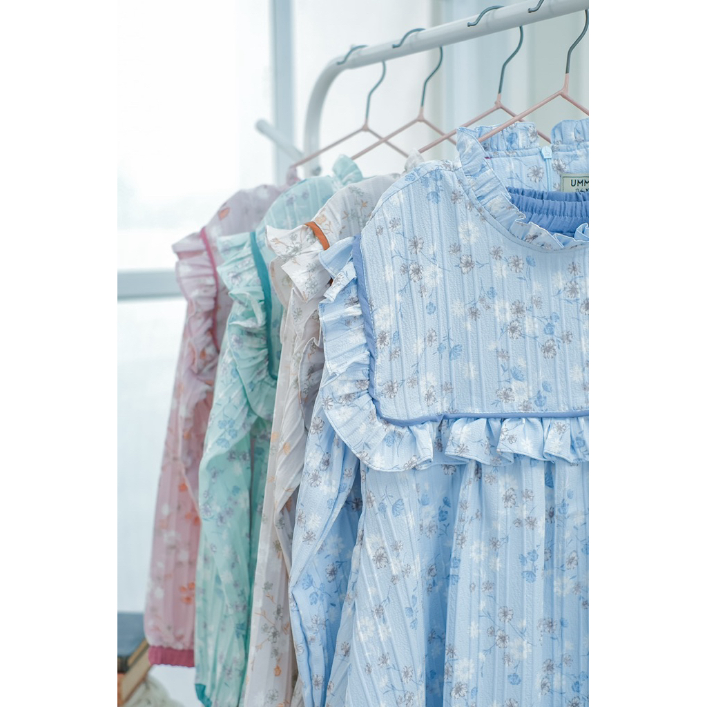 Khadijah Humaira setelan anak Ayumi set tunik /one set baju anak umur 1-11 th