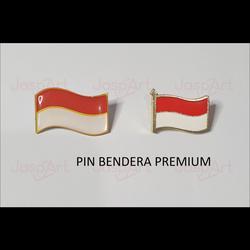 (PCS) Pin bendera merah putih Bahan Premmium Kuningan pin hut ri pin baju pin topi pin agustusan