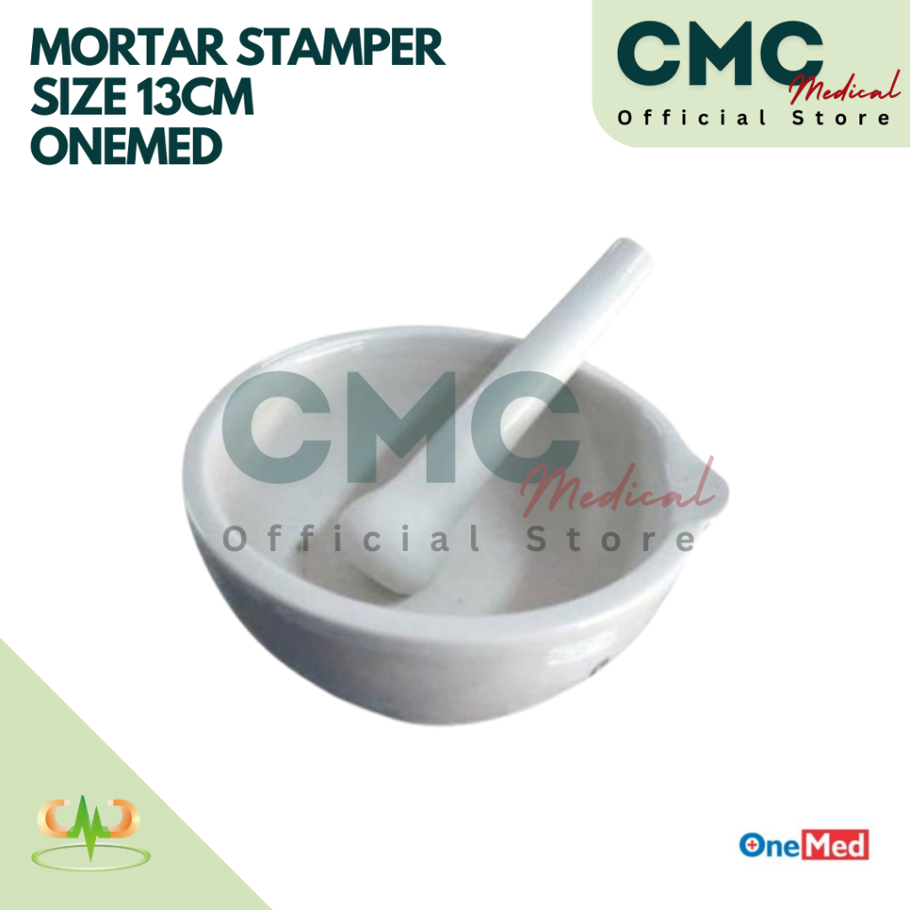 MORTIR 13 CM / MORTAR STAMPER / WADAH GERUS OBAT