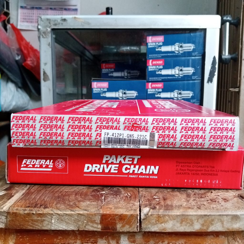 GEAR SET FEDERAL UNTUK MOTOR HONDA GRAND,LEGENDA