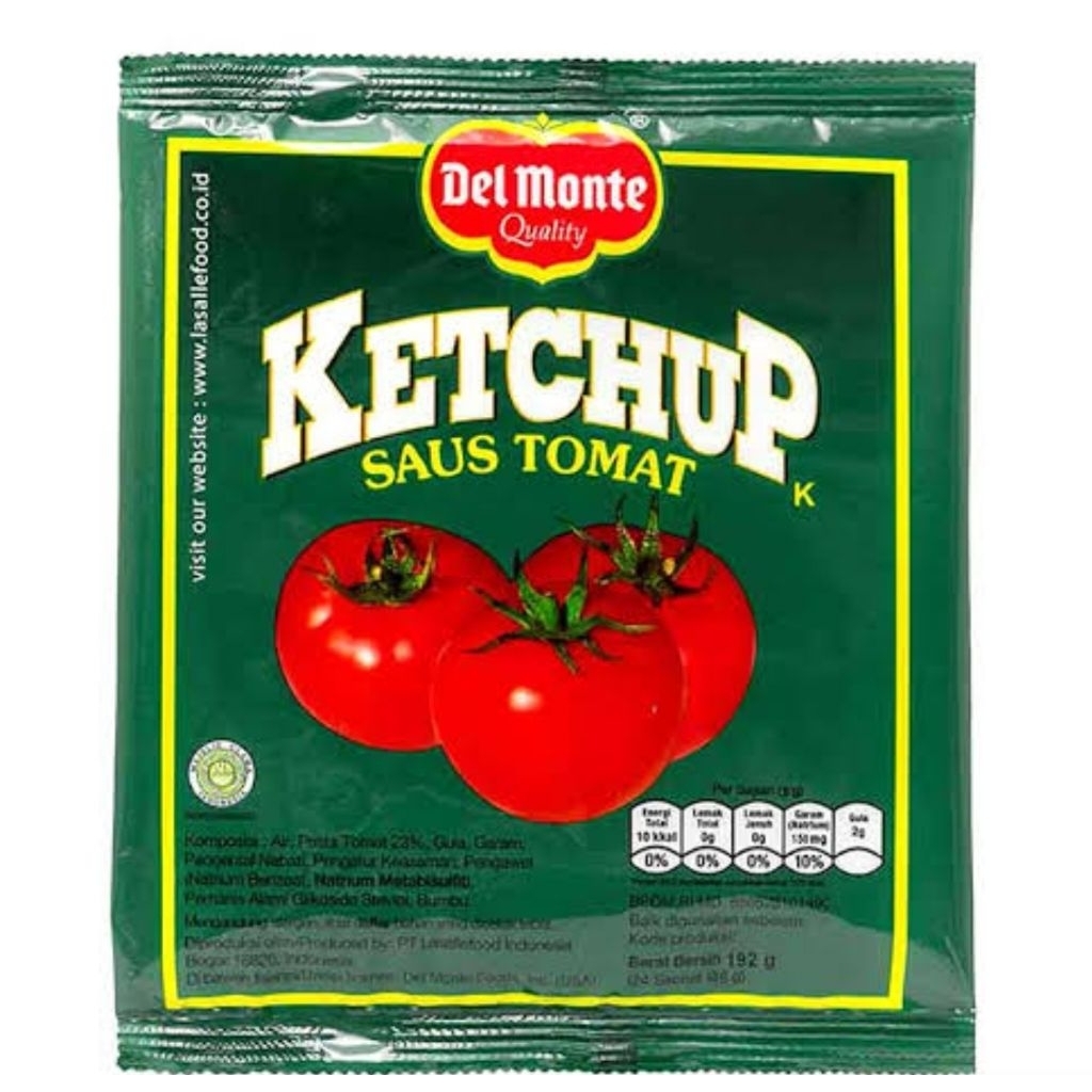 

Saus Tomat Del Monte Sachet 24x8 gr