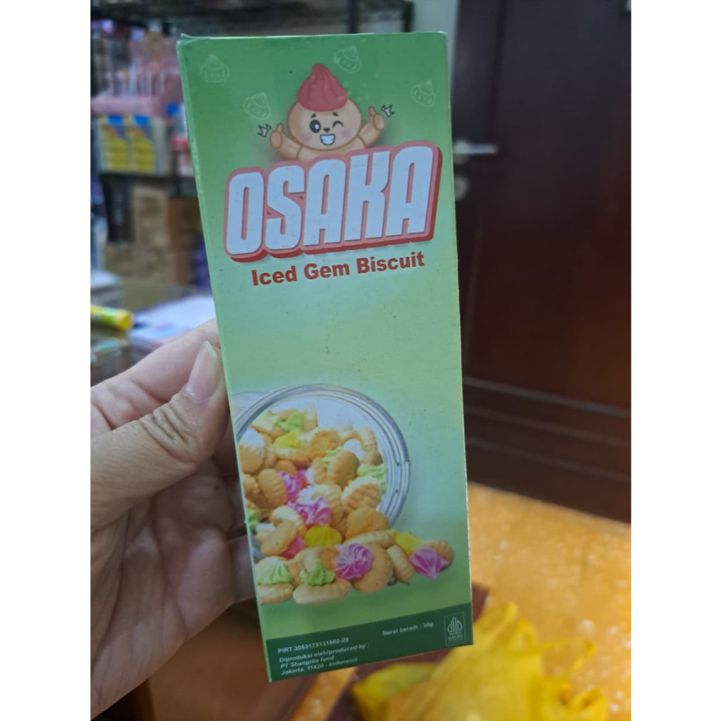 

OBRAL - SNACK JADUL BISKUIT KEMBANG GULA ICED GEM BISCUIT OSAKA 30 G